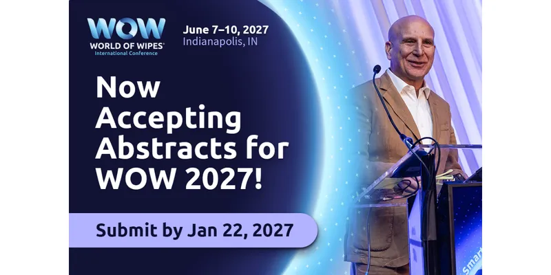 INDA Opens Abstract Submissions for 2027 World of Wipes® International Conference